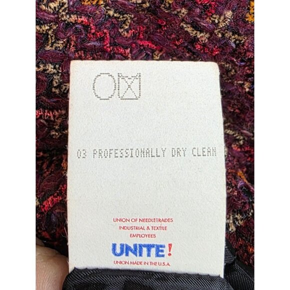 Koret Woven TwoButton Blazer Size 10 Upholestry Deadstock Union Made USA Holiday - Picture 5 of 8